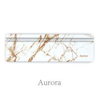 Aurora 新款大理石纹 22*7cm 硅藻泥吸水垫洗手台洗漱杯垫硅藻土香皂垫子浴室置物架卫生间皂垫