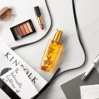 [尝鲜价][仅送润发乳100ml]小金瓶100ml 100ml 巴黎护发精油女防毛躁柔顺修复烫染干枯防毛躁持久留香发油