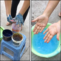 黑手先生磨砂颗粒重油污洗手液汽修工车机油黄油工业洗手粉剂砂膏