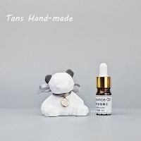 一只灰熊(送5ml精油) 邂逅 (相似于香奈儿邂逅) 车载香水香薰几何熊车内饰装饰汽车摆件饰品大全香膏持久留香女神