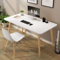 长80宽40白面 电脑桌台式家用卧室现代简约桌子出租屋租房学生书桌学习桌写字桌