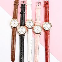 夜光数字颜色随机 电池+卡片 ins超火少女心夜光防水闺蜜手表女学生韩版简约潮流复古电子女士