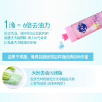 日本果蔬餐具洗洁精强效浓缩不伤手无残留果香240ml三瓶装