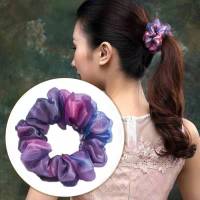 紫彩色 头发绳扎马尾女士简约气质韩国头绳盘发皮筋大人发饰ins头花发圈