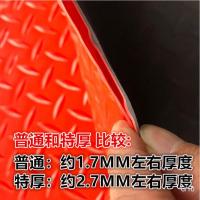 红加厚0.6米宽 0.9米长 加厚防滑垫地垫防水地板橡胶塑料浴室厨房楼梯毯耐磨车间仓库地胶