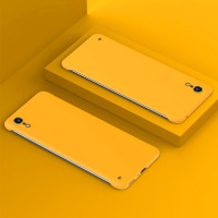 苹果xr[纯色-活力黄]无边框设 适用苹果x手机壳无边框iphonexr全包防摔枫叶图案保护套xs超薄手