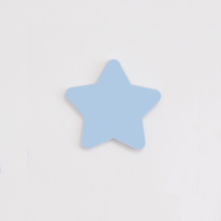 蓝星星小号8*8cm 中 白色笑脸云朵睫毛墙贴幼儿园儿童房床头墙面墙壁房间装饰立体墙贴