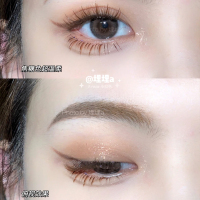 焦糖棕色假睫毛女 自然仿真夹心朵毛多尺寸混合装单簇仙子毛嫁接