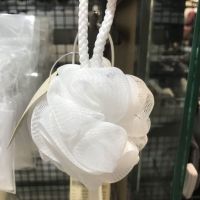 小号浴球一个约15g 无印良品muji日本超柔软伸缩沐浴球大号小号不散起泡浴花搓澡神器