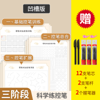 练字之根 控笔训练字帖幼儿园小学生基础入门套装一年级楷书小学生儿童每日一练笔画笔顺练习写字练字本凹槽练字神器21天硬笔书