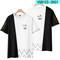 01圆领-茨木童子 S 阴阳师周边动漫短袖t恤夏季二次元ins潮牌日系百鬼夜行短裤套装潮