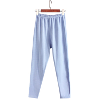 浅蓝 140cm 胖男童德绒秋裤单件中大童儿童宽松加肥加大码男孩保暖裤内穿宽松