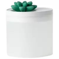 绿色 朴氧生活莲花加湿器USB便携式加湿器 家用静音卧室桌面加湿器