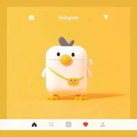 背包鸭 耳机套+挂钩 苹果airpods1/2通用 创意鞋盒适用于苹果airpods pro保护套硅胶airpods3代