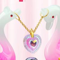 [天鹅专用项链][只有一条项链] 车内装饰摆件车载香水用品汽车装饰可爱卡通情侣天鹅摆件车饰品女