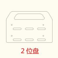 军绿色 硬盘亚克力支架扩展机械硬盘笼外置多层支架3.5台式机硬盘盒