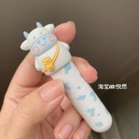 蓝色牛牛椰奶香 萌宠滋润护唇膏滋润保湿秋冬防干裂儿童孕妇可用