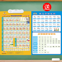 鹦朗音标有声挂图(送音标表) 小学生48个英语国际音标发音有声挂图初一音标学习神器自然拼读法