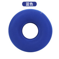 蓝色-丝光棉-圆垫+[送打气筒] 其他规格 充气坐垫卧床老人病人臀部减压防压疮坐垫褥疮垫充气椅子坐垫护理