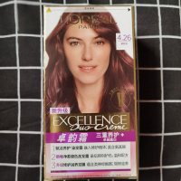 4.26#紫棕色(双膏) 卓韵霜染发双膏染发剂补染全染4.26紫棕色多色选择遮盖白发