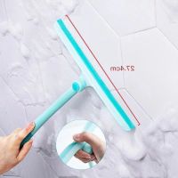 360度可调节玻璃刮(无布)绿 大号擦洗玻璃神器多功能加长杆橱窗擦窗器双面家用清洁擦玻璃刮子