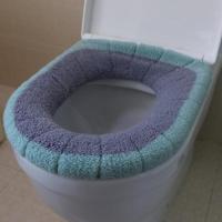 果绿灰 加厚款 马桶坐垫加厚座便套坐便器垫圈毛绒U方形O型坐便套垫子通用马桶垫