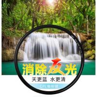 单配镜头盖 58mm 佳能1000D 1100D 1200D 1300D照相机58mm遮光罩+UV+偏振镜+镜头盖