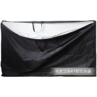 黑色长2.4米宽1.3米 外包浅蓝色 超大KT板收纳袋子手提装气球板子派对布置生日场景布置婚庆用品