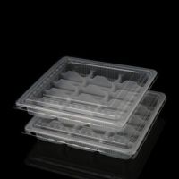 样品联系客服备注规格10套 速冻饺子盒一次性商用151820格加厚水饺打包盒塑料透明外卖馄饨盒