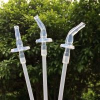 吸嘴和管子1套装 儿童保温杯 硅胶吸嘴配件 透明软硅胶水壶吸管头