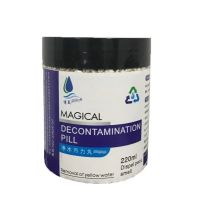 220ML[送1网袋+盐] 白色透明颗粒[除黄水除腥味] 水族蛋白棉鱼缸除黄水去污丸除浑水污力丸活性炭鱼缸用品黄水克星