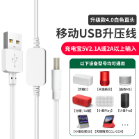 升级白直[大功率升压线1米] 小度在家X8专用线 小度在家x8电源适配器小杜ai智能屏音箱1c移动充电器1s带屏音箱配件