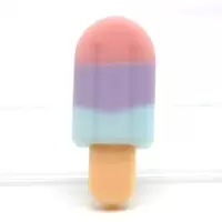 粉紫天蓝 硅胶雪糕头数据线保护套苹果专用 iPhone6/7/8/X充电线保护头防断
