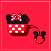 华为freebuds Pro[米妮 背影]液态硅胶 送同款手指扣 华为freebudspro保护套freebuds3壳无