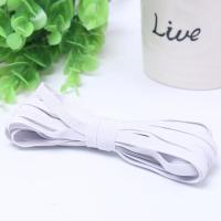 白色5米长 肉色松紧带彩色扁橡皮筋儿童服装8纱弹力带绑带0.7mm彩色细橡皮