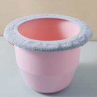 收到2个加厚灰色[窄款] [柔a 2个装痰盂圈保暖垫坐垫套高脚痰盂套圆尿桶垫子儿童马桶保暖套