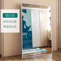 经典银 高清防爆+加厚镜框30*120 全身镜子落地舞蹈练功房服装店贴墙穿衣镜试衣镜大镜子挂式壁挂式