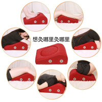 坡形基础款-咖色_送姜盘镊子穴位 艾灸仪器家用理疗艾灸蒲团坐垫坐灸凳艾灸盒腰腹部宫寒全身随身灸