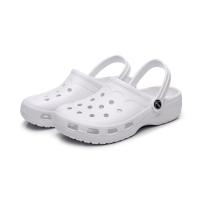 乳白色 白色明星 35 2017夏季护士平底小白鞋果冻女士鞋洞洞鞋休闲沙滩鞋大码