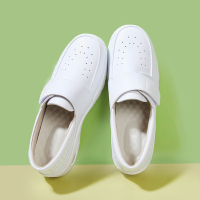 白色(镂空款) 35 气垫护士鞋女软底医护鞋夏季透气厚底增高防滑不累脚春秋白鞋