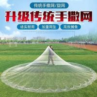 1指[高强轮胎线]3.6米高6斤钢坠 传统老式撒网手抛网渔网捕鱼网旋网抛网打渔网手撒渔网易抛撒鱼网