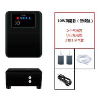黑色简易款6-10小时 充电宝功能 USB充电交直流两用增氧泵 小型鱼缸便携式氧气泵迷你型养鱼打氧机