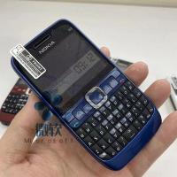 蓝色[移动/联通] 测试机[无充电器电池] E63直板全键盘按键机学生机戒网瘾工作备用老人手机