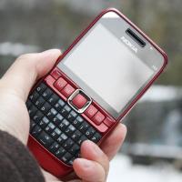 红色移动联通 套餐一1手机1电池1充电器 诺基亚E63移动联通4G直板全键盘按键老人机WIFI学生工作备用手机