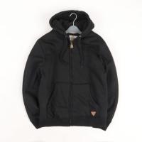 黑色 M(115-145斤左右) 加厚保暖羊羔绒!柔软舒适加绒休闲宽松连帽卫衣棉袄棉衣外套男装