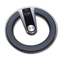 无语音播报款 雅蓝色 电池 贝雅电子称体重秤家用人体秤女生减肥称语音播报智能圆形人体计重