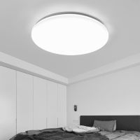 全白 20厘米15瓦白光 LED吸顶灯圆形卧室客厅灯阳台过道走廊房间厨房书房节能灯具灯饰