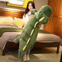 绿色 胖版全长约70厘米 可爱长条毛绒玩具恐龙布娃娃玩偶抱枕公仔睡觉床上生日礼物女儿童