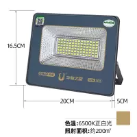 航空铝 100W[变频超亮] led投光灯防水射灯户外庭院照明灯220v厂房灯门灯泡室外节能路灯