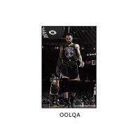 OOLQA 30*40(送配件包)黑色框 NBA球星库里挂画金州勇士史蒂芬库里海报装饰画客厅卧室床头壁画